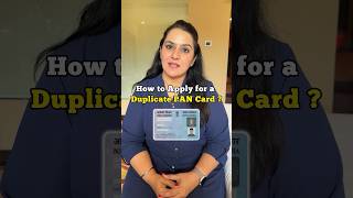 How to Apply for Duplicate PAN Card Online if LOST ! 😱 #shorts