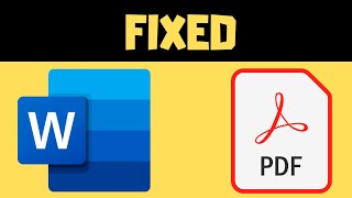 How To CONVERT Microsoft Word To PDF And Vise Versa