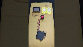 How Much Electricity Can Generate Using Gear Dynamo Motor _ DC Motor #dcmotor #tech #shorts