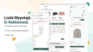 ReConvert ReConvert yli- ja lisämyynti Shopify Upsell & Cross Sell