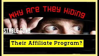 Stable Fund, Why Are They Hiding Their Affiliate (MLM) Program? | stablefund.app