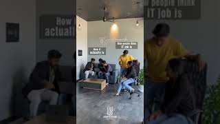 How people think IT job is...😜V/S How it actually is...🥴