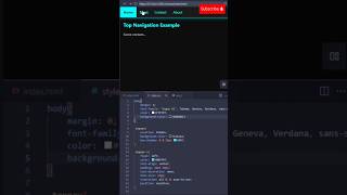 🔥CREATE FUTURISTIC Top Navigation with CSS & JavaScript