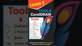 CorelDRAW Tutorial | Lesson-3 | CorelDRAW Tools | Freehand, 2-Point Line, Bezier, Artistic Media etc