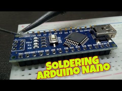 How to Solder Arduino Nano Pins