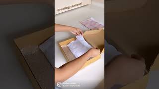 Budget friendly & cute packaging ideas for small business #resinart #smallbusiness #oddlysatisfying