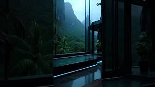 #TropicalRainVibes #LuxuryLifestyle #ZenLiving. MJ v7