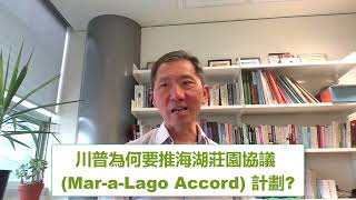 [美國政經] 川普為何要推海湖莊園協議 Mar-a-Lago Accord 計劃
