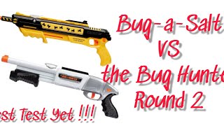 Bug-a-Salt VS the Bug Hunter Round 2 !!!!! Best Test Ever !!!!!!!💯💯💯