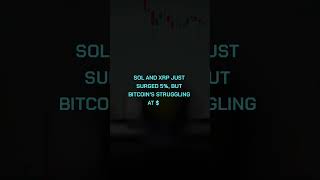 URGENT: Crypto Whales' Secret Move EXPOSED - SOL & XRP Pump 5% While BTC Struggles!