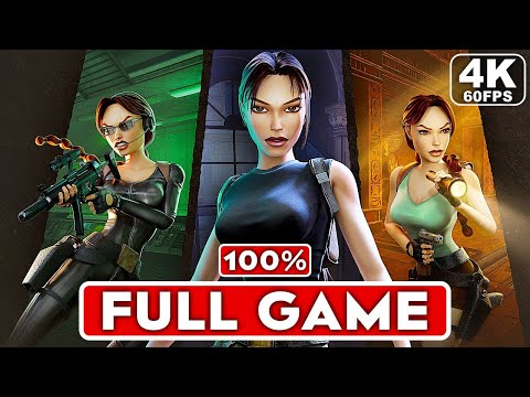 TOMB RAIDER 4-6 REMASTERED Gameplay Walkthrough FULL GAME 100% [4K 60FPS] - No Commentary