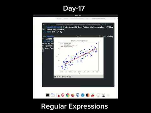 Day 17: Mastering Simple Regular Expressions in Python | 30-Day Python Projects Challenge #shorts