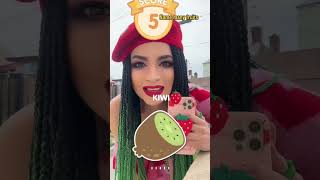 Name many fruits ☀️ #fruits #fruitparty #allfruits #sarahjsun #sarisori #jsunei #funny #viral