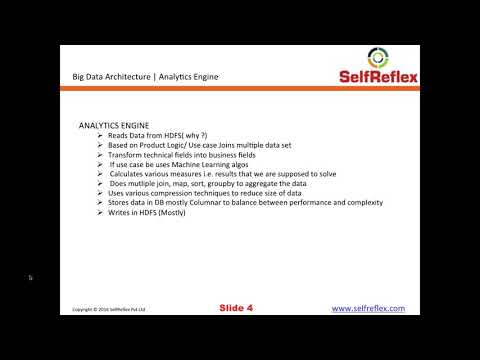 SelfReflex Big Data Architecture