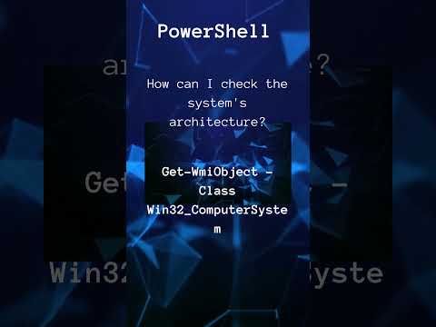 7 How can I check the system's architecture?