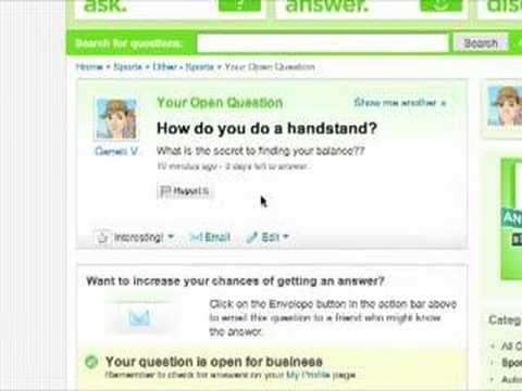 Yahoo! Answers - Getting Started