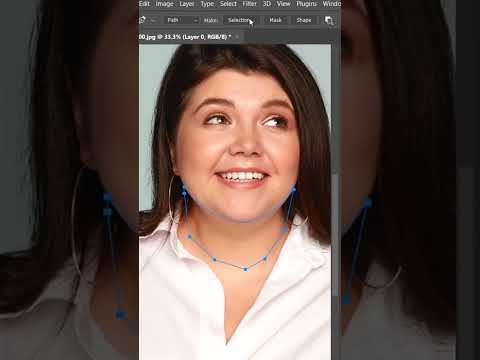 Remove Double Chin In Photoshop #shorts #photoshop  #photoshoptutorial #tutorial #photoshopediting