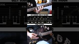 Bark At The Moon Guitar Riff by Ozzy Osbourne/Jake E Lee with Tab