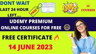 Udemy Free Courses | Udemy Free Courses Certificate Coupon Code | Tech-Savvy Vinay |#udemy |#14june