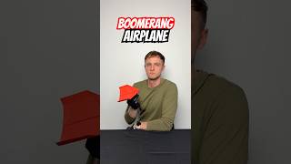 Testing Boomerang Paper Plane ✈️ #diy #diyproject #origami #papercraft #paper #paperplane