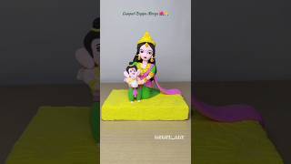 Ganpati With Parvati Murti Making 🌺🙏 Ganesh chaturthi Special 🥰❤️ #shorts #ganeshchaturthi #clayart