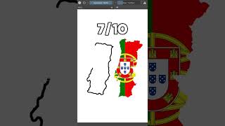 Drawing European Maps From Memory #shorts #geography #maps #drawing #trending #viralshorts