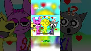 Sprunki kissing Mod in Roblox world. Simon and Tuner #sprunki