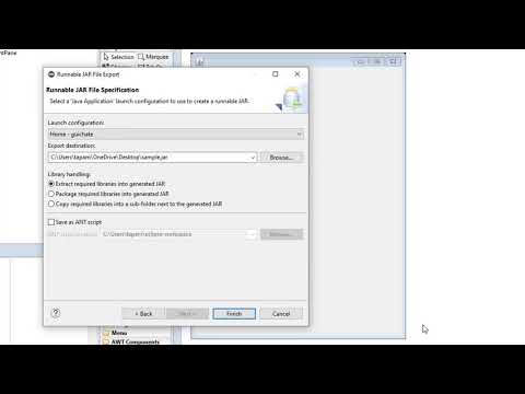 Generate Runnable Jar file in Eclipse