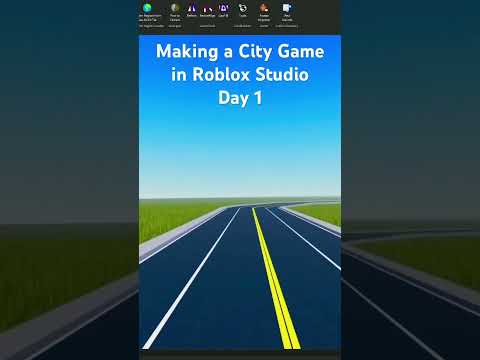 Making a City Game in ROBLOX Studio - Day 1