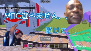 【マイクラ】MTC鉄道アドオンを遊ぼうと思った全く出来ない、、わかる方教えて欲しいです