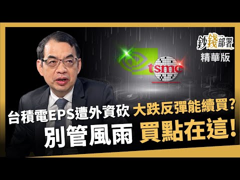 【精華】台積電EPS遭外資砍！大跌後能續買？鄭廳宜：別管風雨，買點就在這！《鈔錢部署》盧燕俐 ft.鄭廳宜 20250305