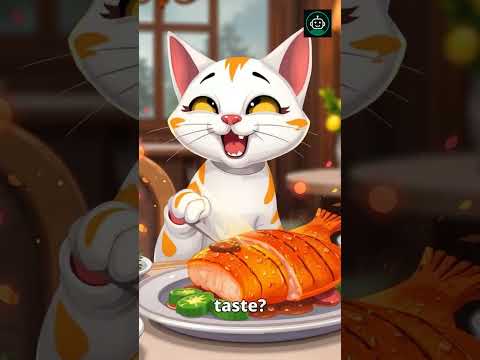 AI Cat Catches Fish… Then Cooks It?! 🤖🐟🔥 | Fun AI Animation #shorts