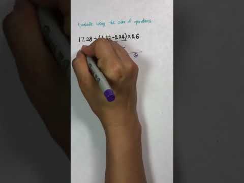 6th Grade Math Video - Evaluate using the order of operations
