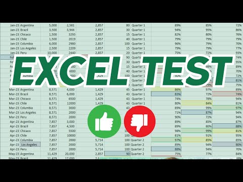 how to ace an Excel Test (and get that job offer)