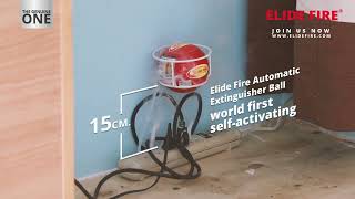 Automatic fire extinguishing 24/7 love and care elide fire ball