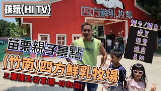 [苗栗好玩景點介紹] EP3 苗栗竹南四方鮮乳牧場好好玩,超刺激三層樓滑草場等你來挑戰~全台一日親子景點系列! 親子互動/景點介紹/遊戲挑戰/苗栗景點