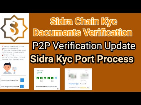 Sidra Chain Kyc P2P Verification l Sidra Kyc Port Dacuments P2P Update