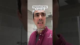 Impression of my five year old #daddy #dadlife #parentingjokes