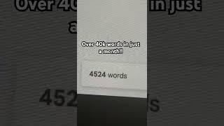 Word count check! #wordcount #booktok #writing #books #tiktok