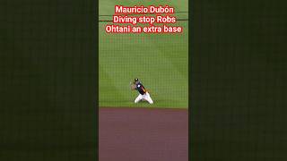 Mauricio Dubón Robs Ohtani an extra base #mlbb #2023 #viral #trending #youtubeshorts