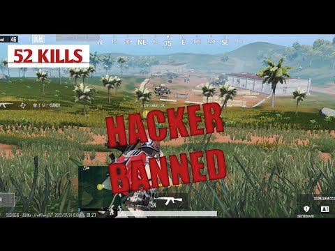 Hacker kills 52 players in one match| Worst hacker ever seen🤬🤬🤬