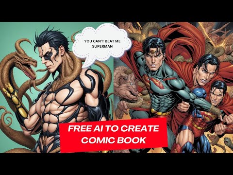 HOW  TO CREATE COMIC BOOK AND EARN MONEY / FREE AI