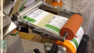 Semi automatic bottle labelling machine