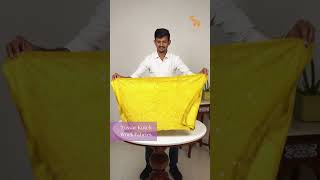💖💖Tussar Kutch Work Fabrics at ANYA!💖💖 |#shorts