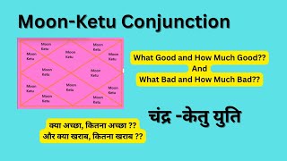 Moon - Ketu Conjunction Effect in Astrology And Remedies || चंद्र - केतु युति और उपाए ||
