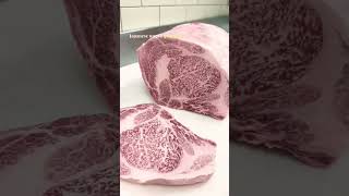 Comparing prime to wagyu beef #steak #butcher