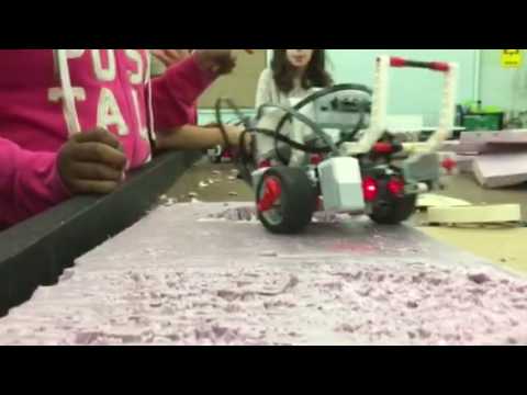 Lego robotics Mars rover problem solving