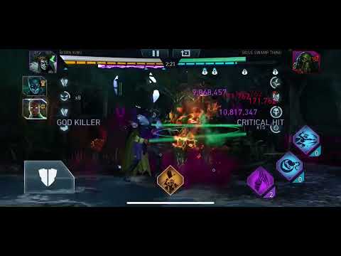 Injustice 2 Mobile- Bwtd And Rk solo raid fight