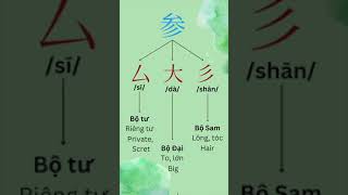 How to write 参(cān) in Chinese #learnchinese #studychinese #shorts #trending #trendingshorts #study