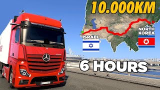 ETS2 Longest Delivery in Asia (Israel to North Korea) | Euro Truck Simulator 2
